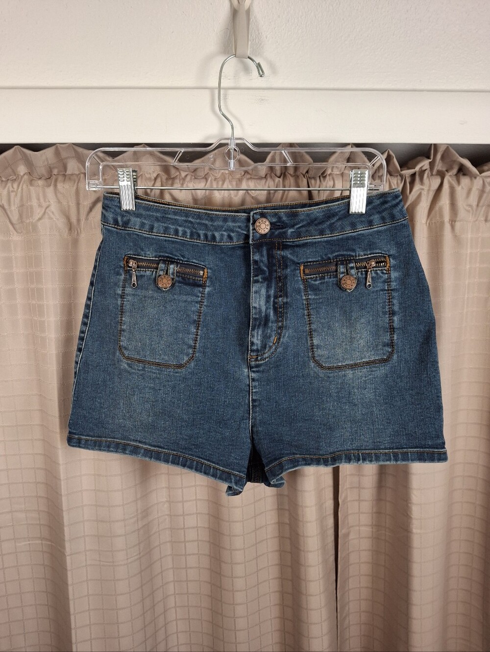 BDG Urban Outfitters Dark Wash High Rise Denim Shorts Size 29